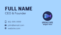 Blue Purple Fish Business Card Image Preview