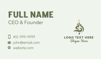 Yuletide Christmas Tree Business Card