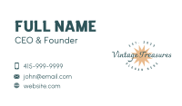 Generic Vintage Wordmark Business Card Image Preview