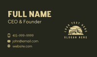 Tent Business Card example 2