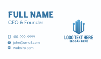 Tech Business Building  Business Card Design