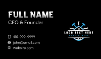 Builder Hammer Construction Business Card