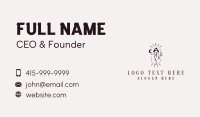 Woman Beauty Wellness Business Card