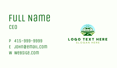 Property Landscaping Gardener  Business Card Image Preview