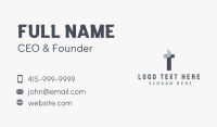 Modern Company Letter T Business Card