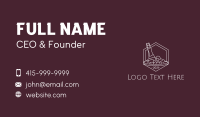 Wine Company Business Card example 1