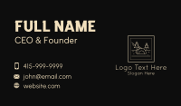 Outdoor Camp Frame Business Card