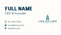 Lighthouse Tower Building Business Card Design