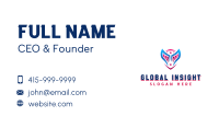 Patriot Wings Shield Business Card