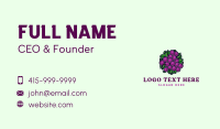 Grapes Acai Organic Business Card