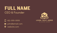 House Axe Handsaw Business Card