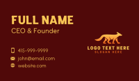 Orange Fox Business Business Card