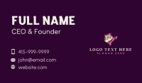 Indian Lotus Flower Business Card