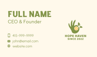 Lemon Fruit Farmer Hand Business Card