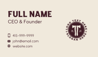 Axe Lumberjack Business Business Card