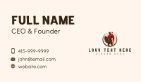 Strong Warrior Spear Business Card