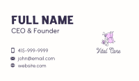 Woman Butterfly Salon Business Card Image Preview