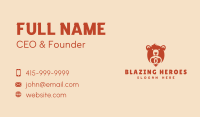 Pretzel Bear Bakery Business Card Image Preview