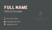 Dress Fashion Mannequin  Business Card Design