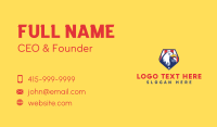 Patriotic Eagle Shield Business Card