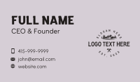 Mountain Axe Camping Business Card