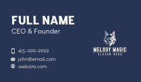 Wild Wolf Avatar Business Card