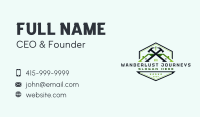 Construction House Renovation Business Card