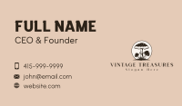 Vintage Mushroom Fungi Business Card Image Preview