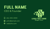 Green Tech Cross  Business Card