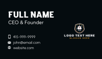 Electric Plug Shield Business Card Design