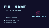 Digital Software Tech Business Card Design