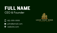 Luxury Tower Real Estate Business Card