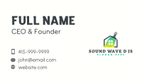 Home Improvement Paintbrush Business Card