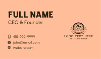 Carpentry Workshop Tools Business Card