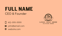 Carpentry Workshop Tools Business Card Design