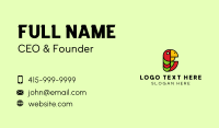 Jungle Parrot Mascot  Business Card