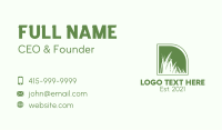 Green Field Backyard  Business Card