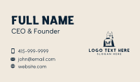 Pet Dog Jacket Business Card