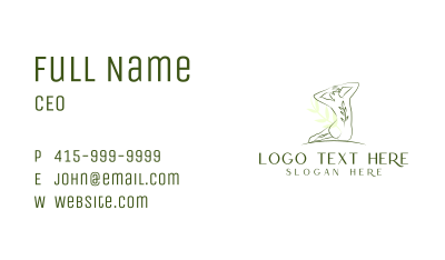Natural Body Feminine Business Card Image Preview