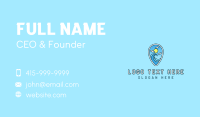 Pin Location Beach Business Card Design