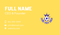 Soccer Coach Business Card example 3
