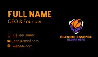 Basketball Fire Shield Business Card