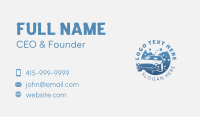 Bubble Car Wash Business Card Design