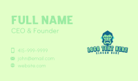 Angry Gorilla Animal Business Card