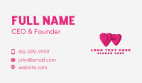 Heart Dumbbell Fitness Business Card