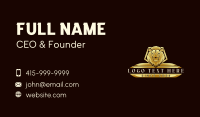 Luxury Lion Crest Business Card