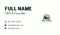 Landscaping Grass Mower Business Card Design