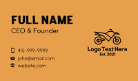Motor Shop Business Card example 1