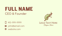 Green Chameleon Branch Business Card