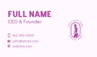 Sexy Woman Lingerie Business Card Design